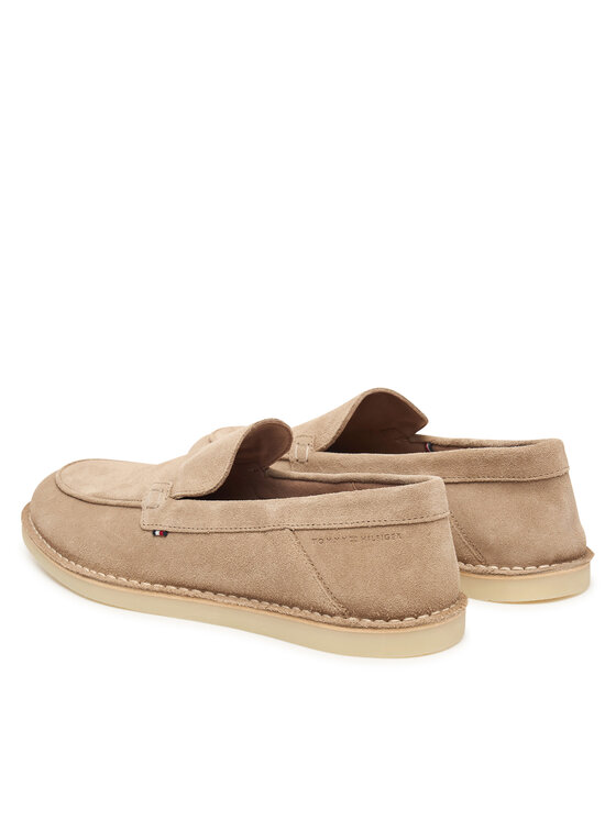Tommy Hilfiger Tommy Hilfiger Mokasyny Stitchdown FM0FM05782 Beżowy
