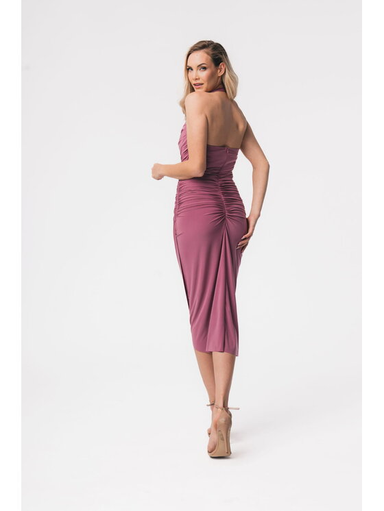 Aurora Aurora Koktejlové šaty Layla Růžová Feminine Fit