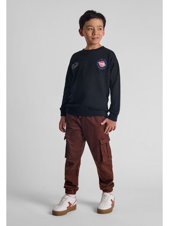 minoti minoti Spodnie cargo 27PANT47 Brązowy Regular Fit