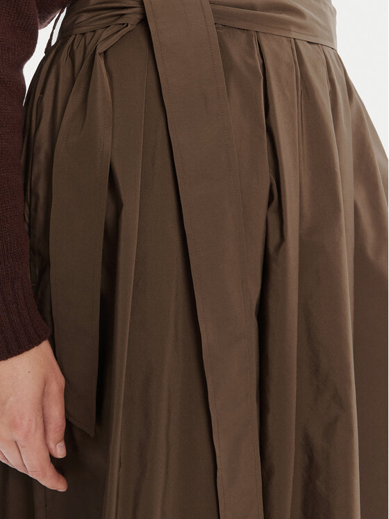 Weekend Max Mara Weekend Max Mara Trapézová sukně Zarda 2525106031 Hnědá Regular Fit