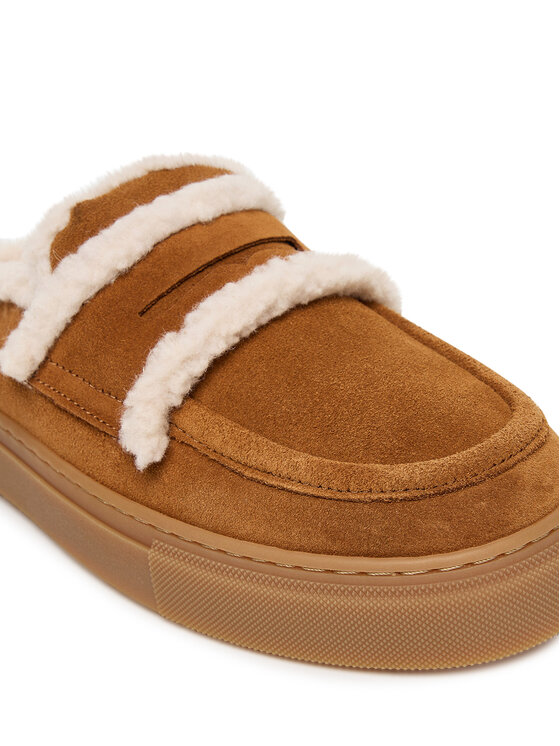 Inuikii Inuikii Natikači Mule Wool 1004.017.0011 Rjava