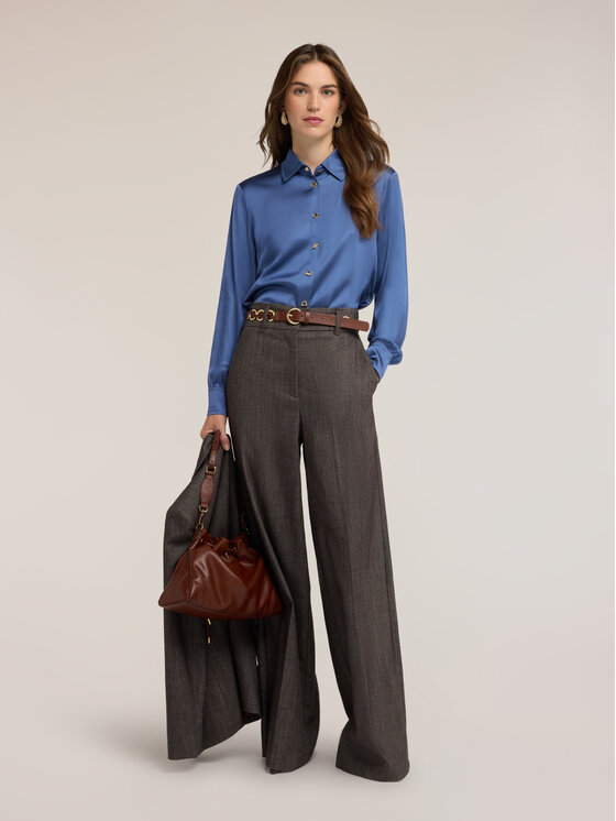Motivi Motivi Camicia 5001Q001032N024 Blu Regular Fit