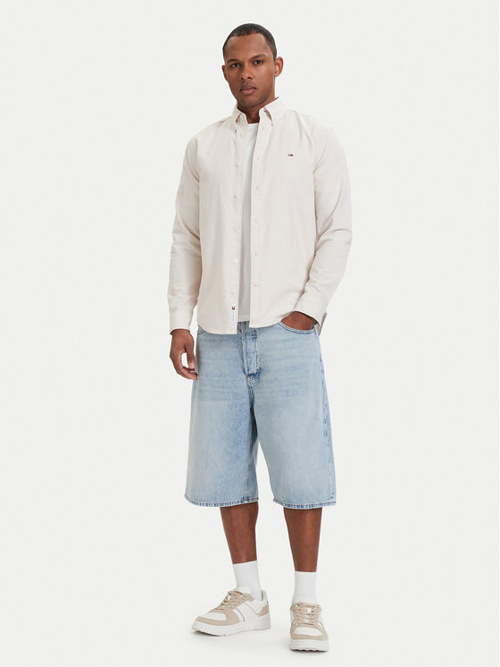 Tommy Jeans Tommy Jeans Krekls DM0DM21298 Gaiši bēša Regular Fit