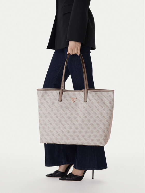 Guess Guess Дамска чанта Victtoria HWESG9 51429 Бежов