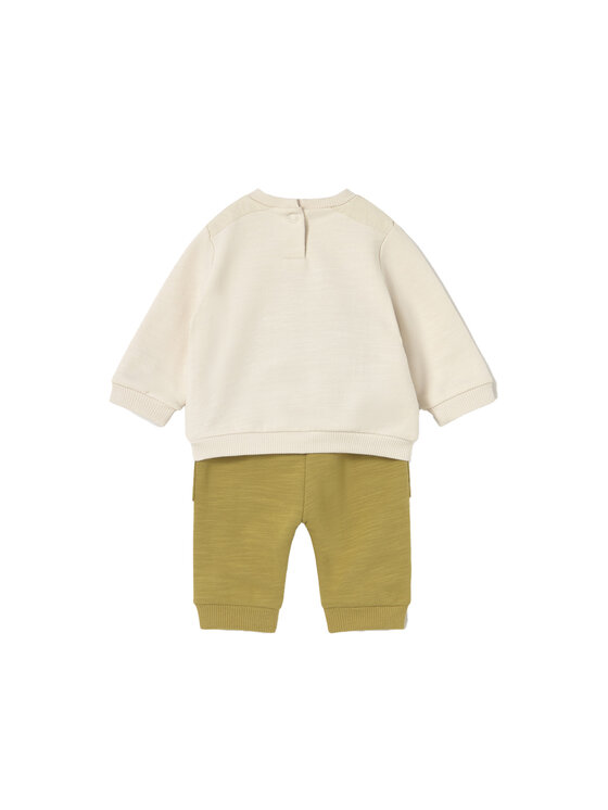 Mayoral Mayoral komplet_2_par_spodni_dresowych_i_2_bluz 2639 Verde Regular Fit