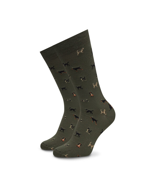 Barbour Barbour Muške visoke čarape Mavin Dog MSO0068OL54 Zelena