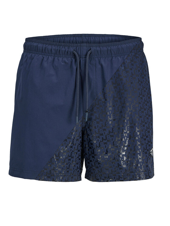 Jack & Jones Jack & Jones Pantaloni scurți pentru înot Maui Splash 12291491 Bleumarin Regular Fit