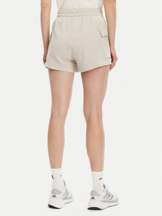 adidas adidas Pantaloncini sportivi Essentials Small Logo JC5699 Beige Loose Fit
