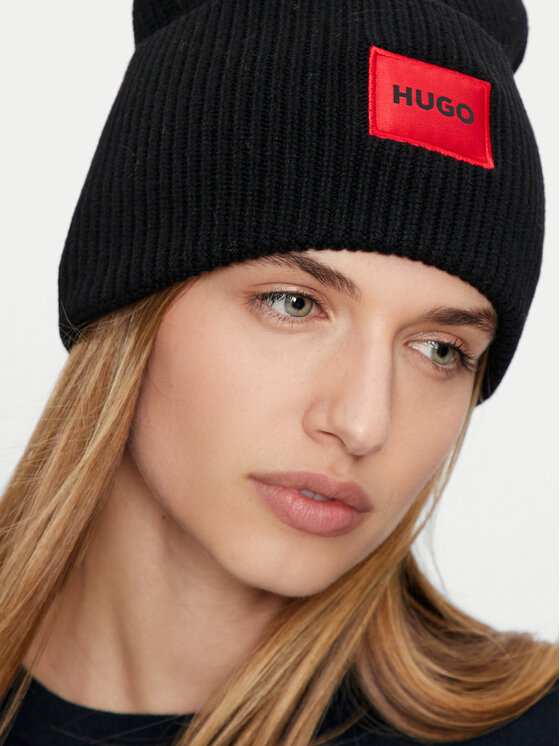 HUGO HUGO Шапка Saffa 50502579 Черен