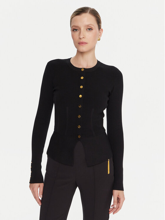 Elisabetta Franchi Elisabetta Franchi Cardigan MK-49S-57E2 Negru Slim Fit