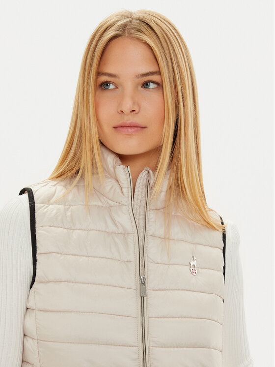 Aulp Aulp Vestă Monro Bej Regular Fit