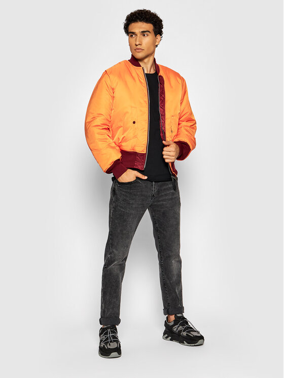 Alpha Industries Alpha Industries Bomber dzseki Ma-1 100101 Bordó Regular Fit