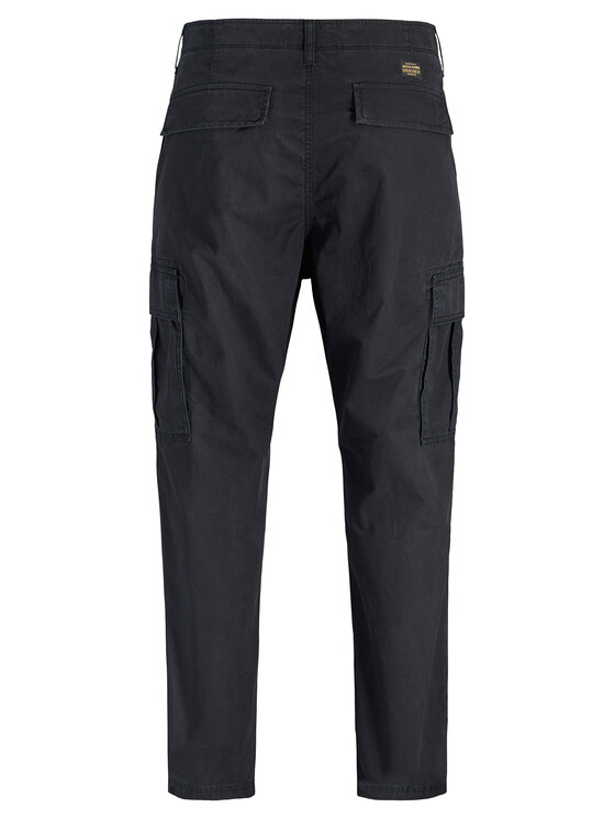 Jack & Jones Jack & Jones Spodnji del trenirke Kane Frank 12291962 Črna Relaxed Fit