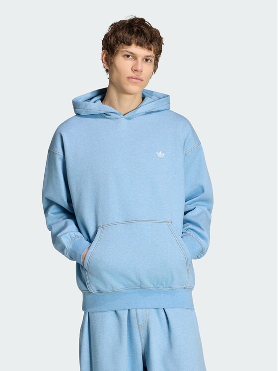 adidas adidas Bluza 165419 Niebieski jasny Loose Fit