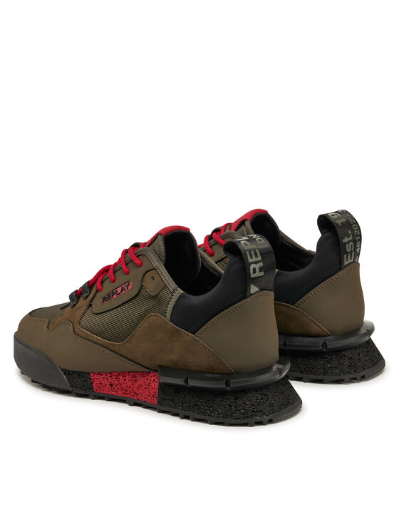 REPLAY REPLAY Sneakersy GMS1P .000.C0057L Zielony