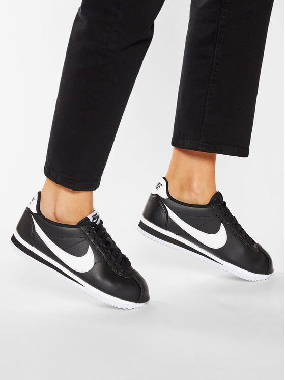 Nike Sneakers Classic Cortez Leather 807471 010 Nero Modivo