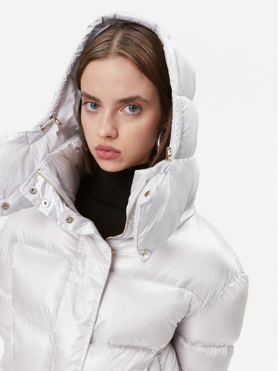 Patrizia Pepe Patrizia Pepe Μπουφάν πουπουλένιο 2O0050/A9M0-W356 Λευκό Regular Fit
