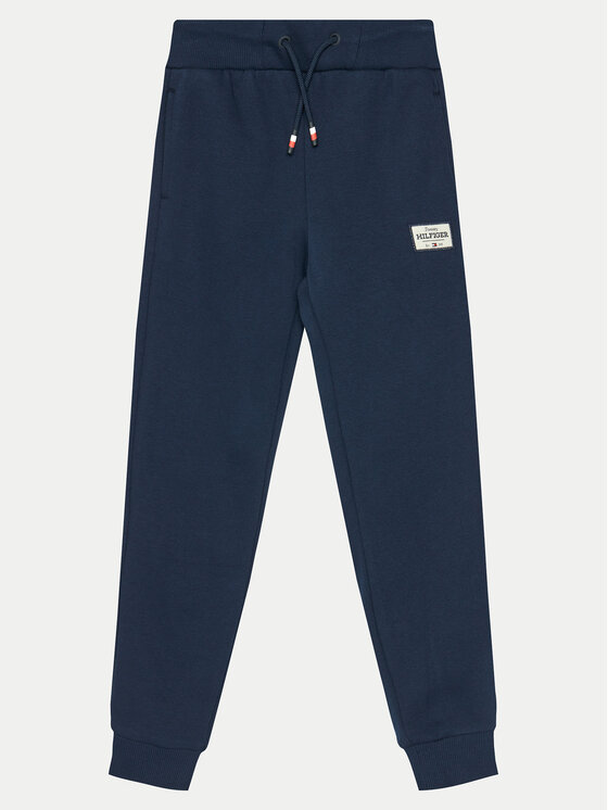 Tommy Hilfiger Teplákové nohavice KB0KB09308 Tmavomodrá Regular Fit