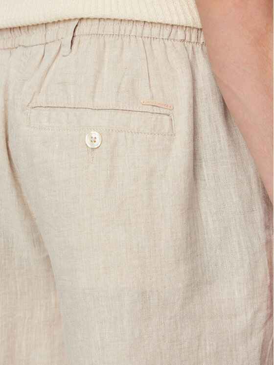 Jack & Jones Jack & Jones Šortky z materiálu Bill 12253134 Béžová Wide Leg