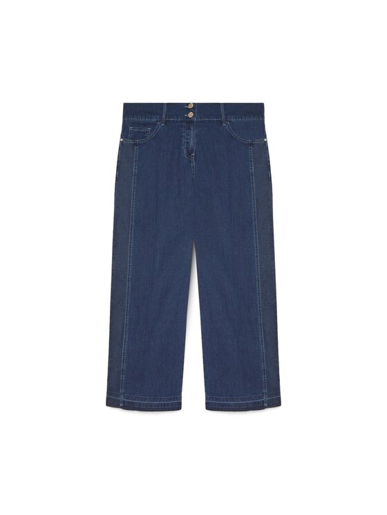 Fiorella Rubino Fiorella Rubino Jeansy P490T005242N024 Niebieski Cropp Fit