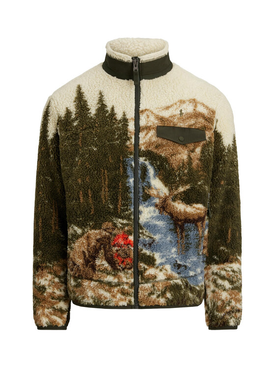 Polo Ralph Lauren Polo Ralph Lauren Полар 710980791001 Зелен Relaxed Fit