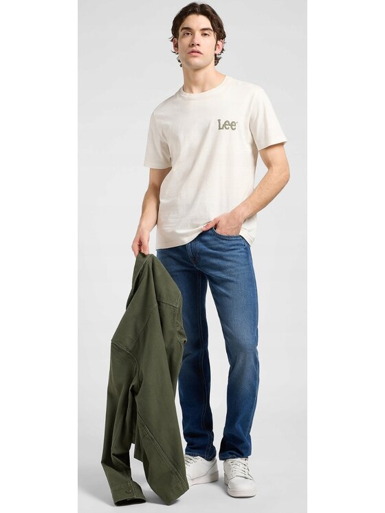 Lee Lee Jeansy Daren Zip Fly Niebieski Regular Fit