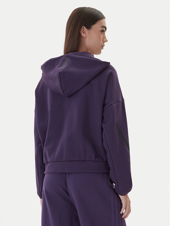 adidas adidas Bluza Z.N.E. KC4569 Fioletowy Loose Fit