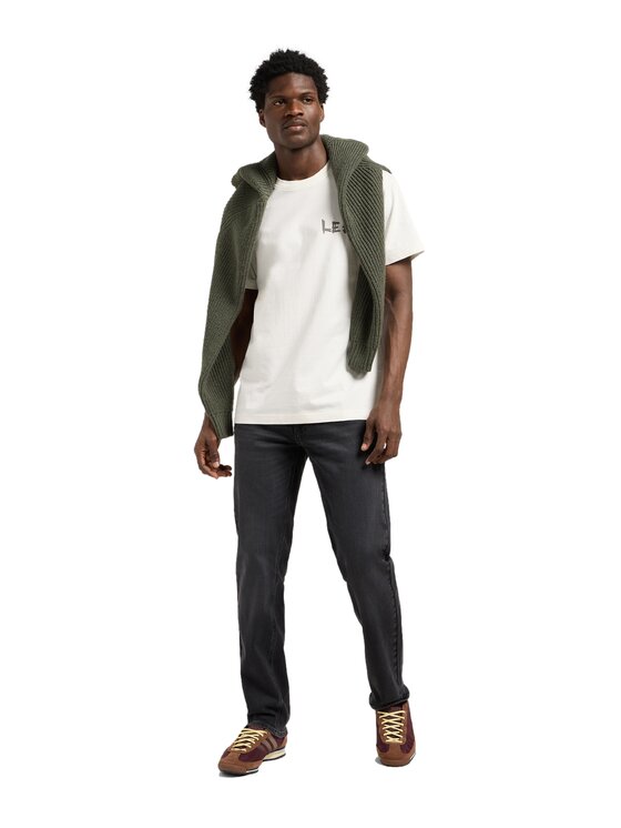 Lee Lee Jeansy 112370712 Szary Slim Fit