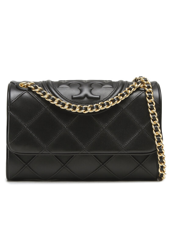 Tory Burch Tory Burch Ročna torba Fleming Soft Small Convertible Shoulder Bag 139060 Črna