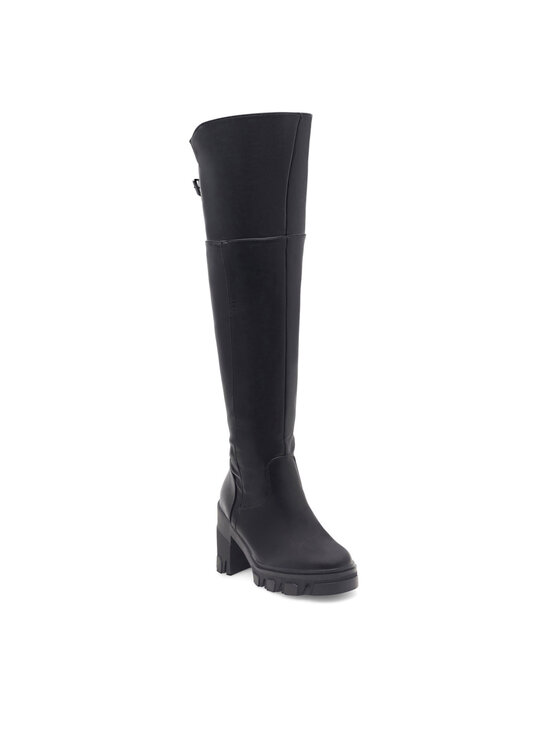 DeeZee DeeZee Μπότες πάνω από το γόνατο Rachel HL220437 Μαύρο