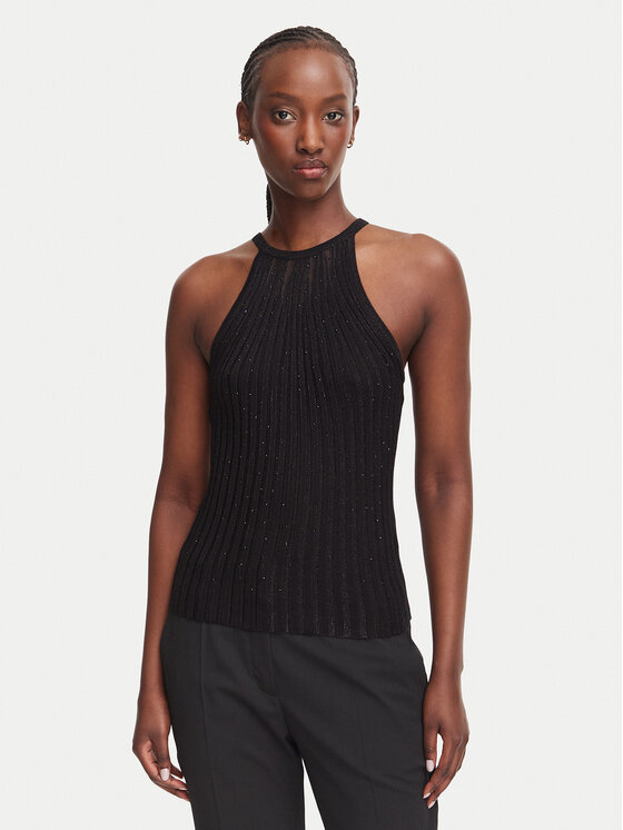 Guess Top W6YR48 Z1259 Negru Regular Fit