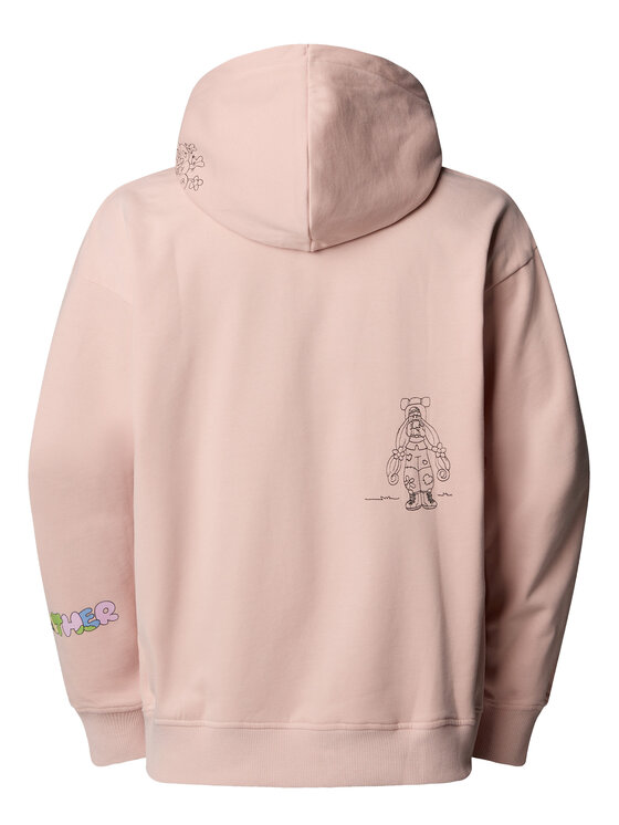 The North Face The North Face Sweatshirt Unisex Mountain Cleanup NF0A8C2V Rosa Oversize