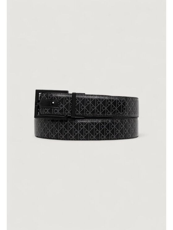Calvin Klein Calvin Klein Cintura da uomo SQUARE BUCKLE 32MM REV Nero