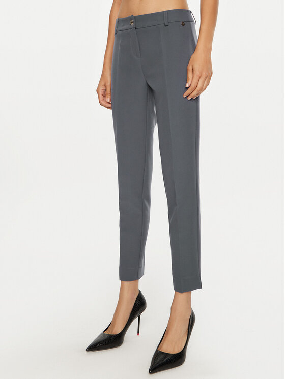 Maryley Maryley Παντελόνι υφασμάτινο 24IB52Z/M19/43ST Γκρι Regular Fit