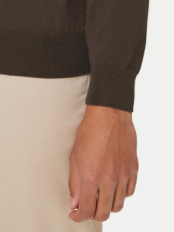 BOSS BOSS Džemper Botto-L 50476364 Zelena Regular Fit