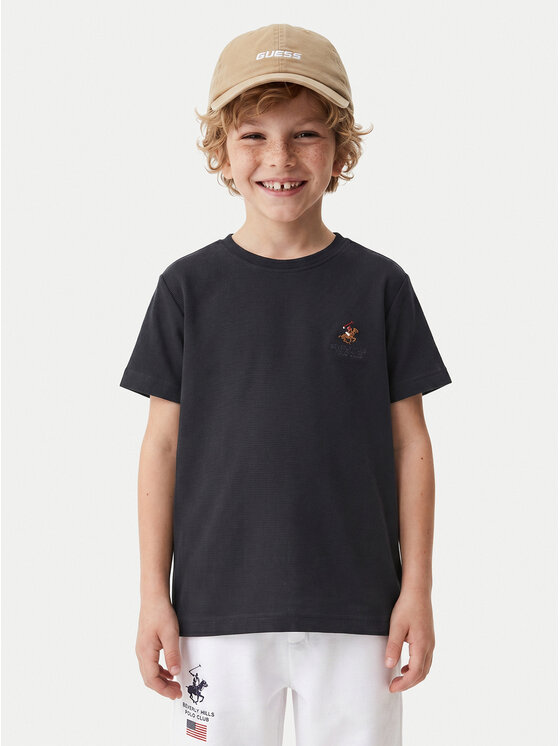 Beverly Hills Polo Club Tricou P-SS26B-TS0131 Bleumarin Regular Fit