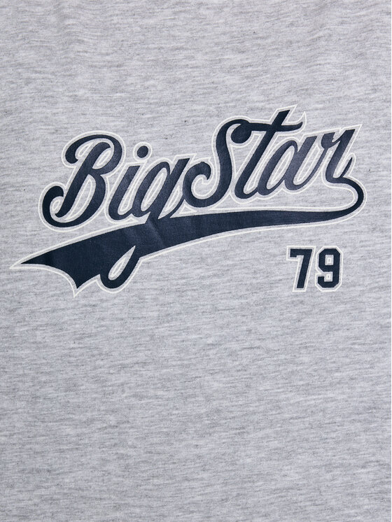 BIG STAR BIG STAR T-Shirt EMILLIA Szary Oversize