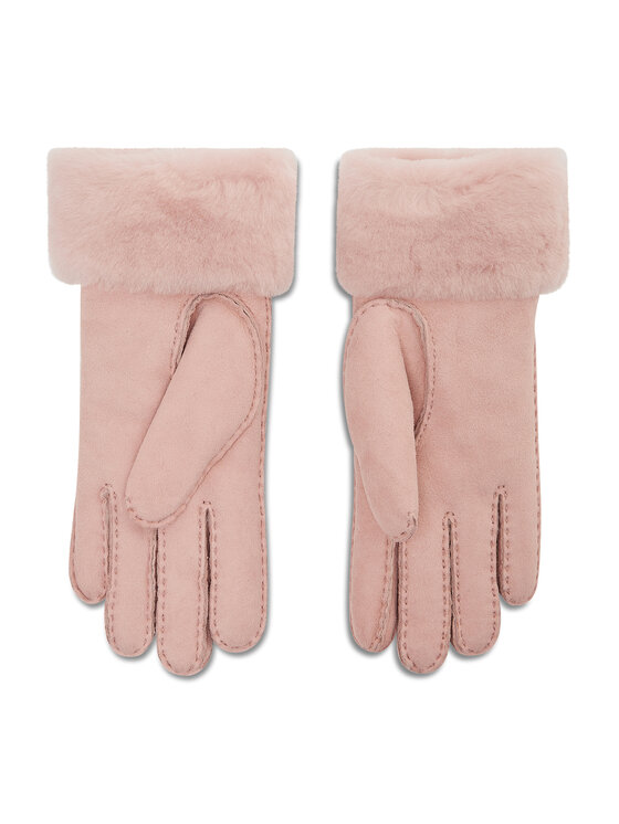 Ugg Ugg Rękawiczki Damskie W Turn Cuff Glove 17369 Różowy
