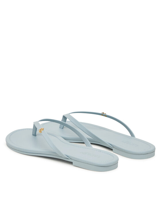 LAUREN RALPH LAUREN LAUREN RALPH LAUREN Šlepetės per pirštą 802953931012 Šviesiai mėlyna