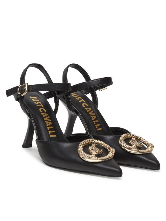 Just Cavalli Just Cavalli Čevlji z visoko peto 78RA3S12 ZP273 Črna