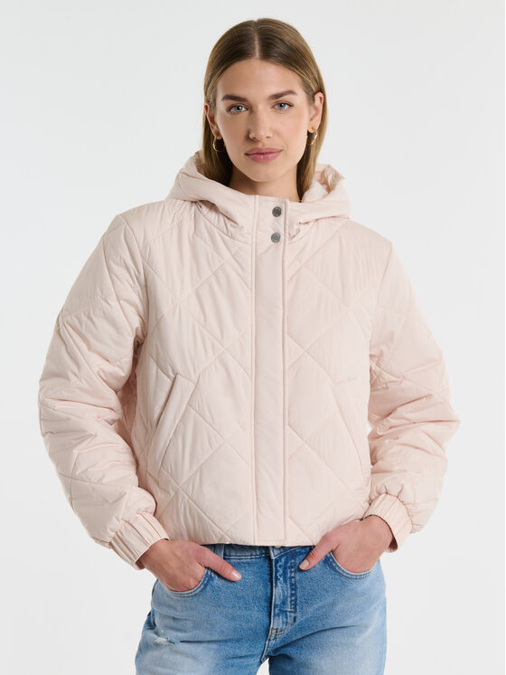 BIG STAR BIG STAR Kurtka zimowa PERY Kremowy Basic Fit