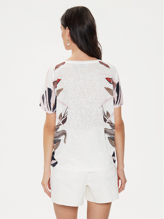 TATUUM Tatuum T-Shirt Adella T2407.045 Écru Regular Fit