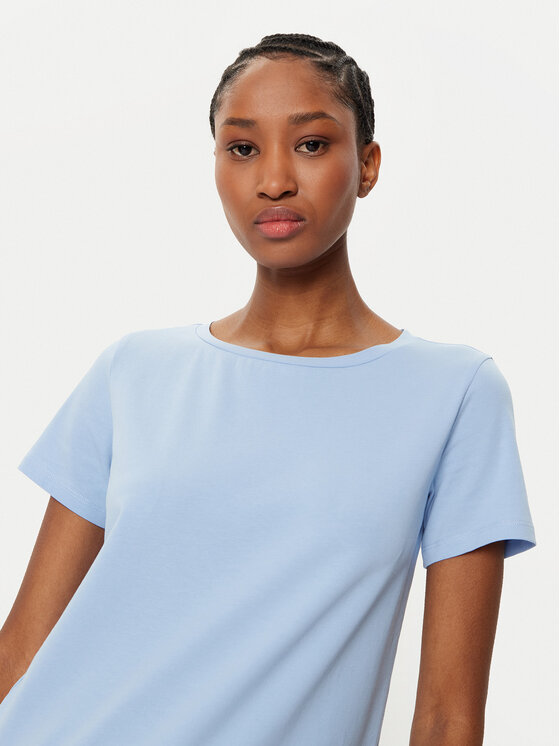Weekend Max Mara Weekend Max Mara T-shirt Multib 2515971011 Celeste Regular Fit