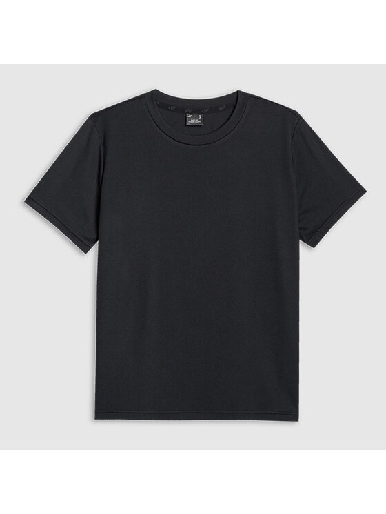4F 4F Tričko 4FRAW25TTSHF3282-21S Čierna Regular Fit