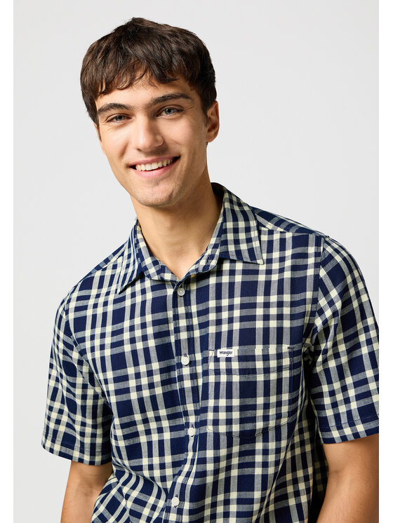 Wrangler Wrangler Camicia SS 1 PKT SHIRT Multicolore Regular Fit