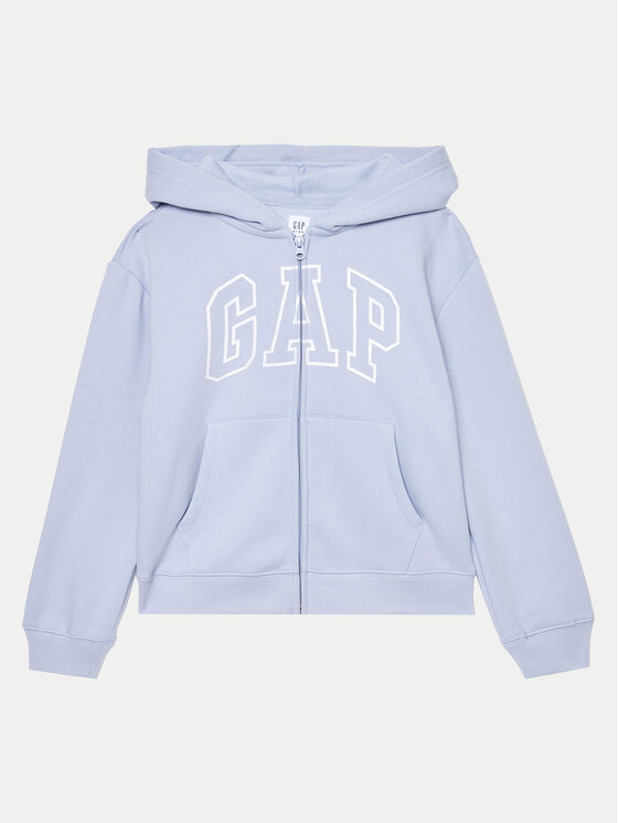 Gap Gap Majica dugih rukava 486553-01 Ljubičasta Regular Fit