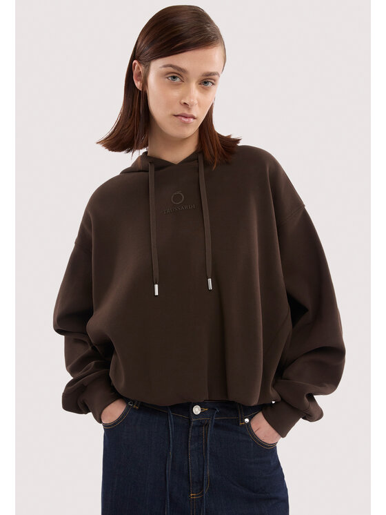 Trussardi Trussardi Felpa G8566000235N032 Marrone Regular Fit