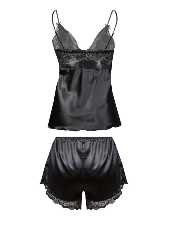 DKaren Lingerie DKaren Lingerie Komplet bielizny Harmonia Czarny Classic Fit