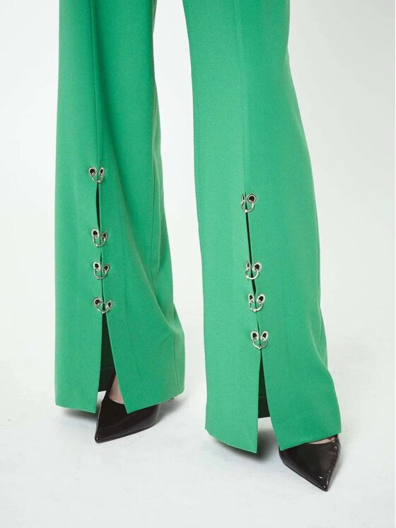 John Richmond John Richmond Pantaloncini di tessuto Pantaloni da donna John Richmond Verde Regular Fit