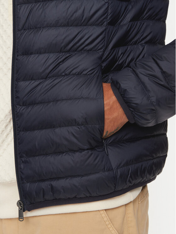 Jott Jott Vatovaná bunda Mat P000MDOW02 Tmavomodrá Slim Fit